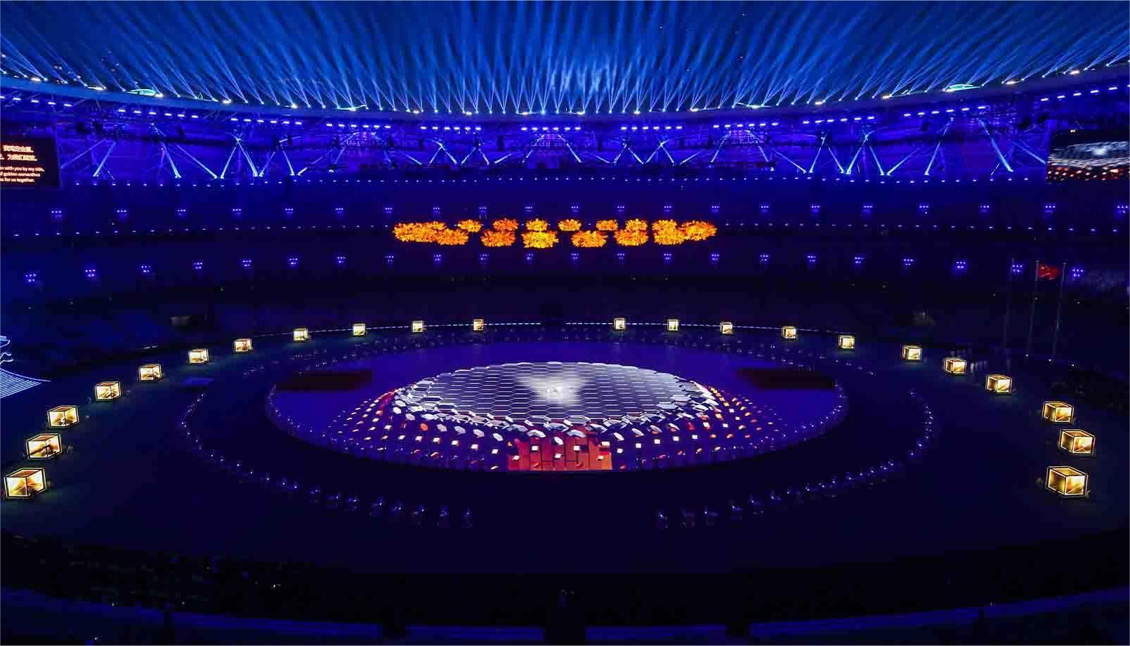 Hangzhou Asian Games Opening Ceremony LED screen designated supplier to the world to show the beauty of the national style of the feast
