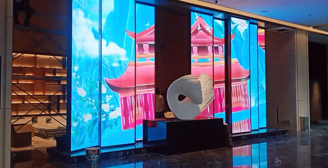 Zhengzhou Royal Hotel P4-8 film screen creativity full of technology