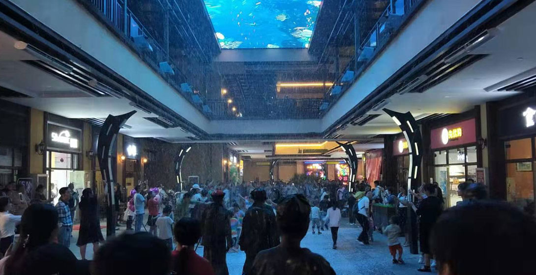 中润案例|云南曲靖天幕-如何让一个停业1年的商业街重新火爆起来！