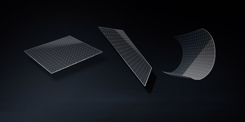 Zhongrun led transparent film screen in 2020ISLE